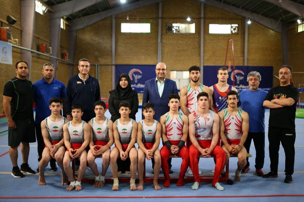 حضور دبیر کمیته ملی المپیک در اردوی تیمهای ژیمناستیک هنری جوانان و نوجوانان
