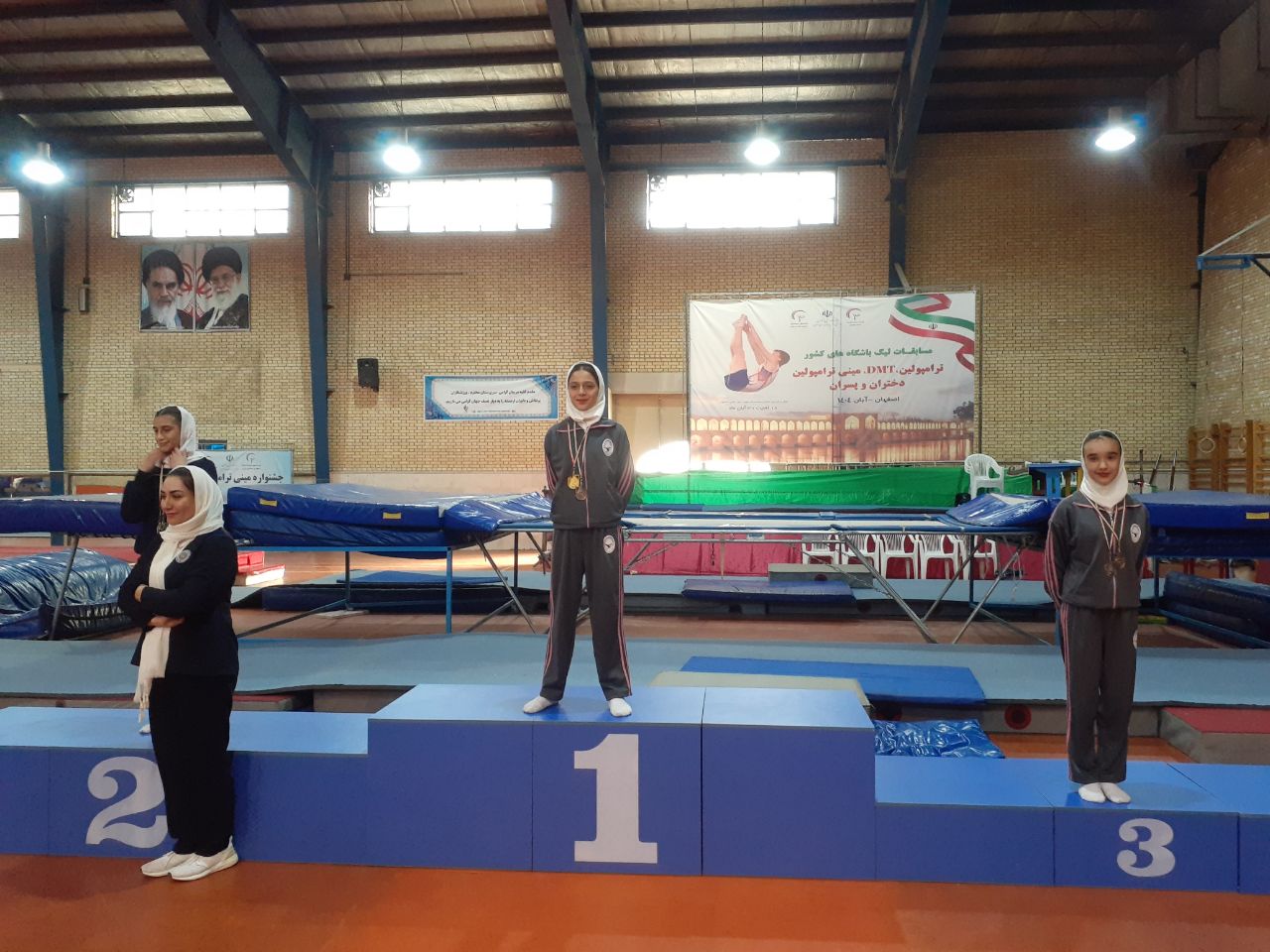 اعلام نتایج لیگ ترامپولین باشگاه‌های کشور در بخش دختران