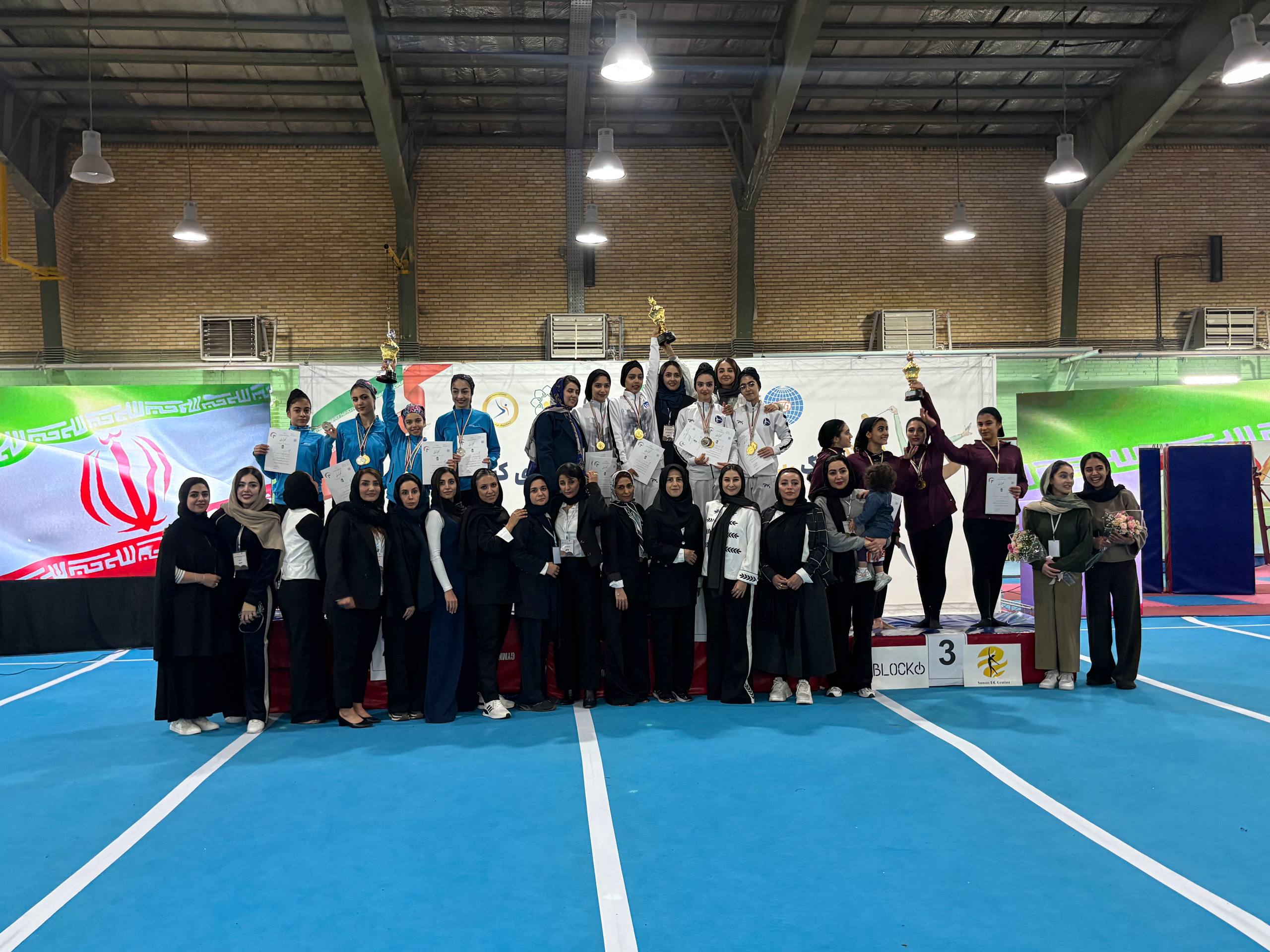 پایان رقابت 110 ژیمناست در لیگ ریتمیک باشگاه‌های کشور