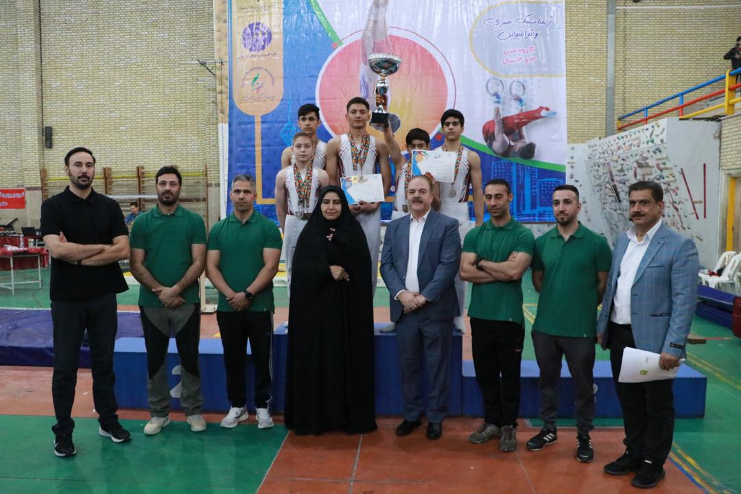 مازندران قهرمان ژیمناستیک هنری المپیاد استعدادهای کشور شد