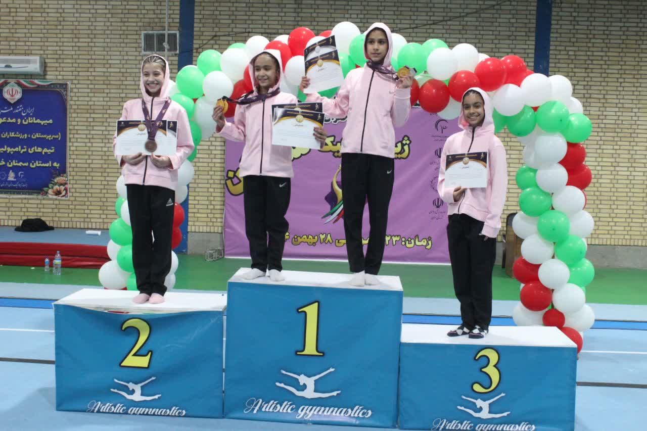 اعلام نتایج ژیمناستیک هنری المپیاد استعدادهای برتر دختران