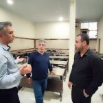 بازدید رئیس فدراسیون ژیمناستیک از خوابگاه‌ها و تاسیسات سالن برادران شهید آذرپی